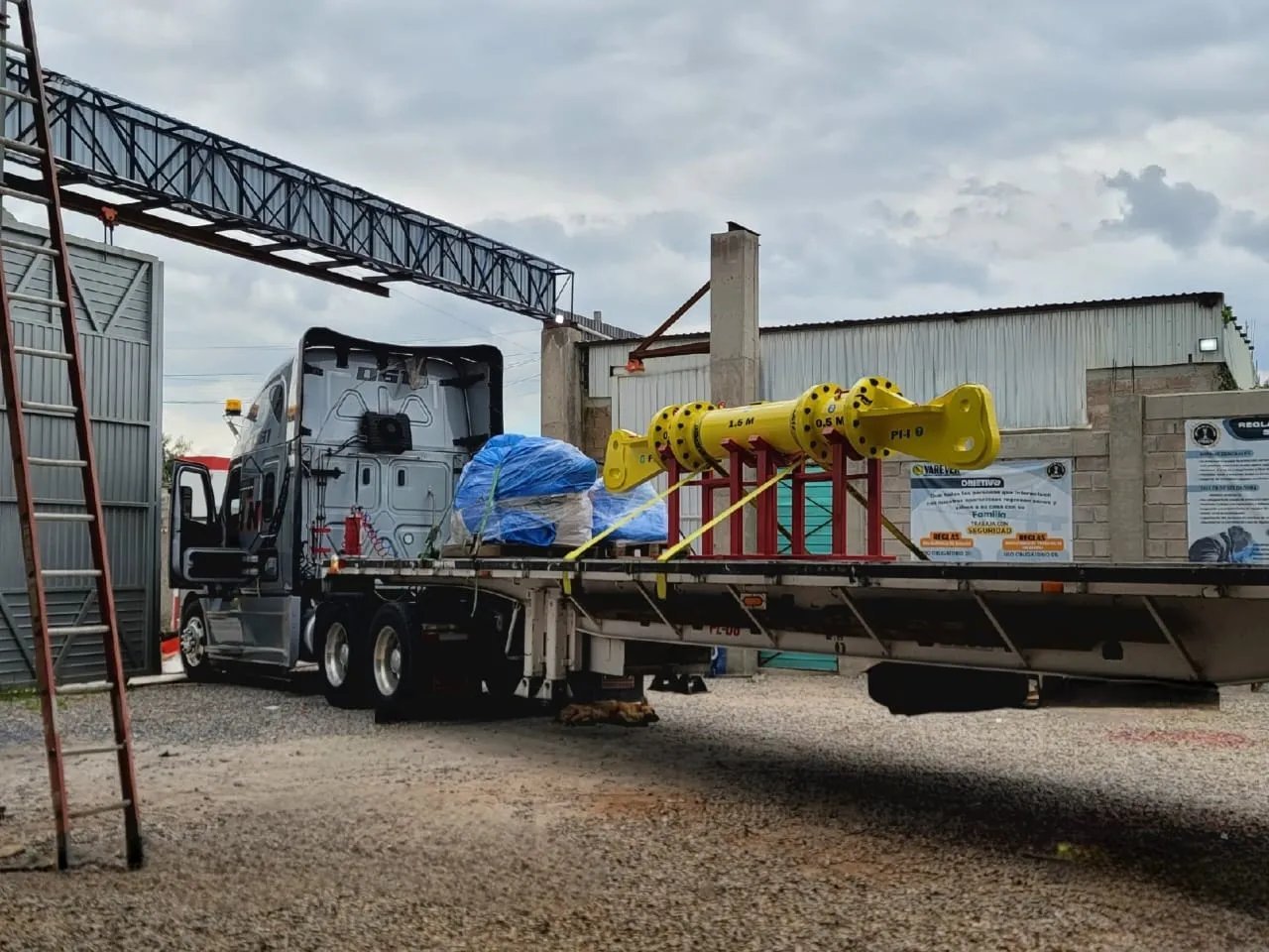 Turnkey heavy machinery transport industrial Baja California AZVIR movers